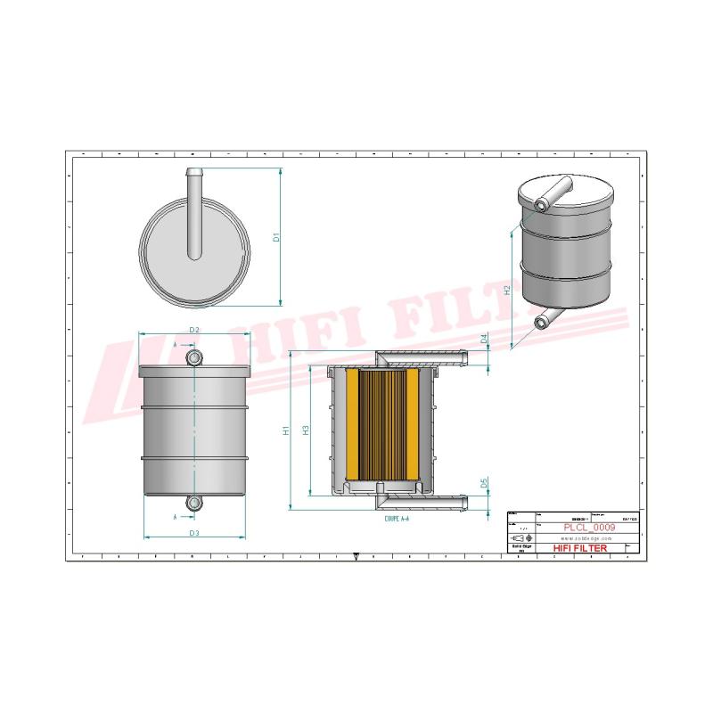 Prefiltru combustibil Hifi SN 20004