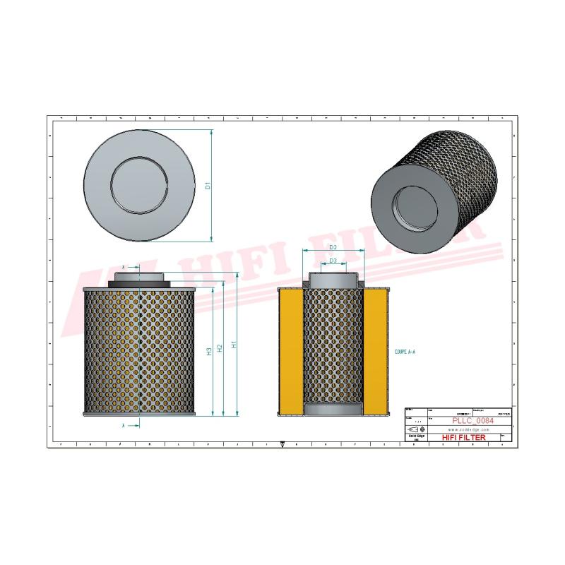 OIL FILTER SO 4096 technical sheet