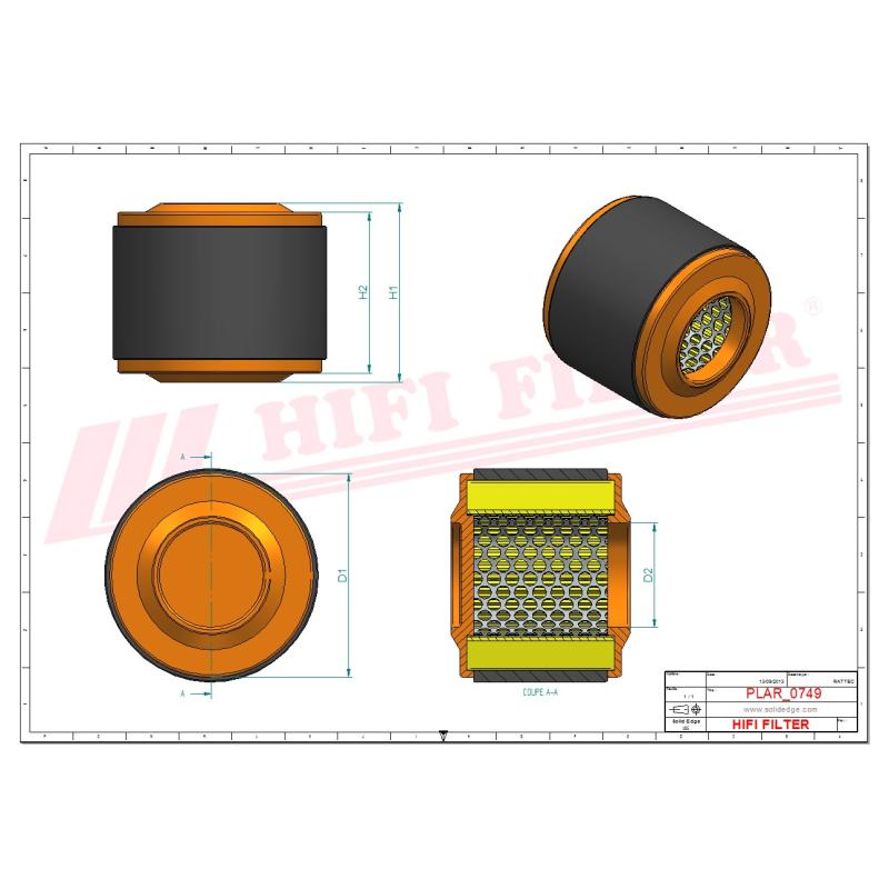 Filter SA 12469 - HIFI FILTER