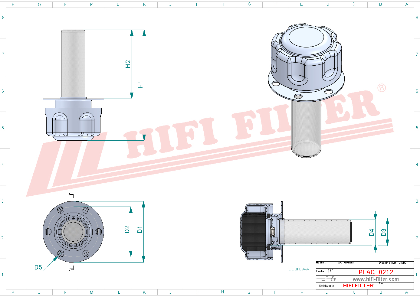 Schema tecnico Tappo Di Serbatoio C7007 X per trattori e macchine agricole