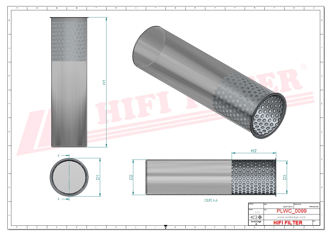 Schema tecnico Setaccio Di Riempimento 3046608 per trattori e macchine agricole