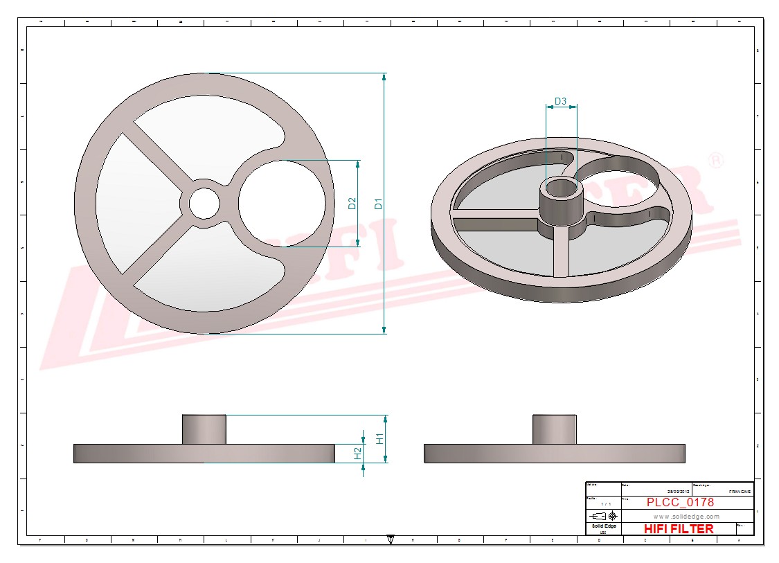 Schema tecnico Kit Prefiltro 6005003409 per trattori e macchine agricole
